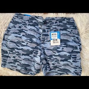 Columbia Sportswear Blue Camo Shorts
